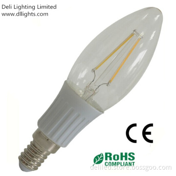 4W E14 450lm LED Filament Candle Bulb Light